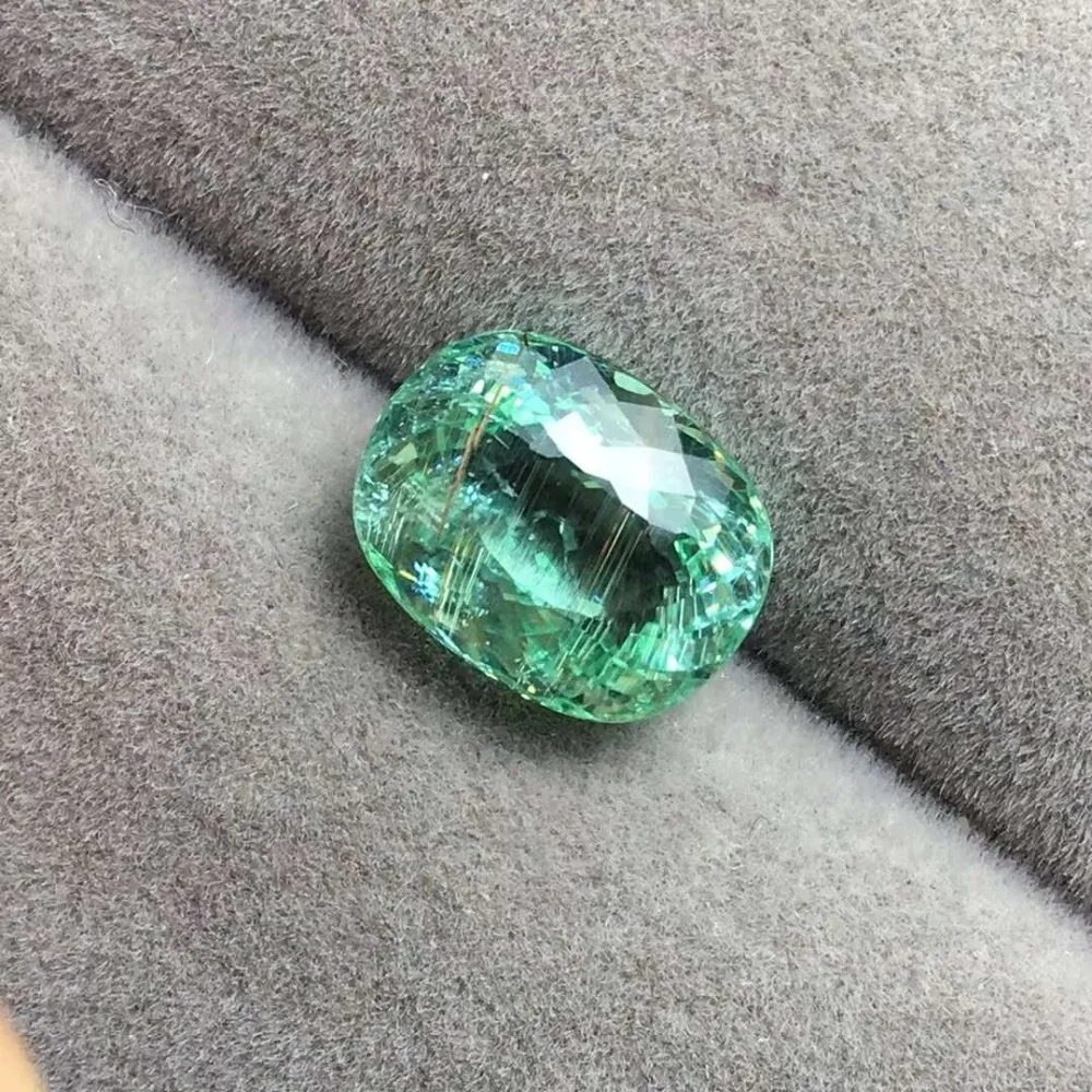 

Jewelry ,4.57 CT Ellipse type paraiba Tourmaline Natural surface Perfect .