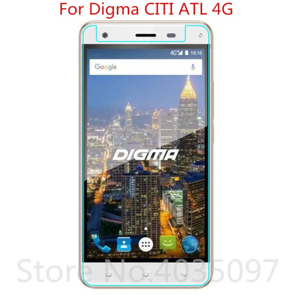 Защитное стекло закаленное 2.5D 9H для Digma CITI ATL 4G|Защитные стёкла и плёнки| |