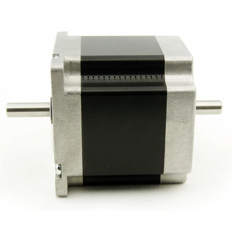 4 leads Dual shaft NEMA 23 Stepper Motor 56mm motor length 1.3N.m(186oz