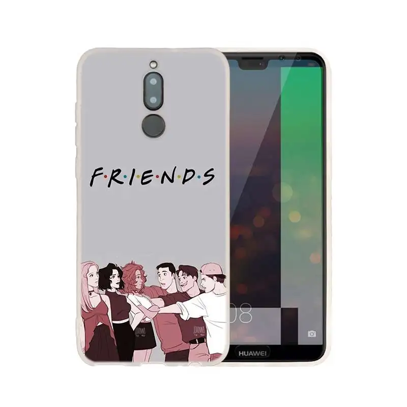 Чехлы для телефонов Perk coffee friends tv для huawei mate 30 20 10 Lite Pro, мягкий силиконовый чехол Y9 Nova 5T 5i 4 5 Pro - Цвет: Hot 03