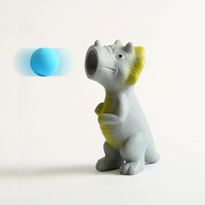 Горячая 8 видов стилей Единорог Dinasour сжимает Поппер игрушка животное Запуск мяч детский подарок декомпрессионная игрушка с 4 сжимаемых шаров спрей