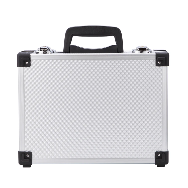 Aluminum Briefcase Metal Attache Cases for men Tool Locks Portable Carrying Case