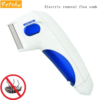 

Petshy Electric Flea Comb Dogs Cats Puppies Mites Fleas Treatment Safe Kill Combs Pets Head Lice Remover Tool Dropshipping