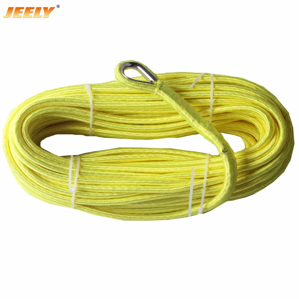 JEELY 10 мм * 30 м UHMWPE сердечник с полиэфирной оболочкой синтетический трос для