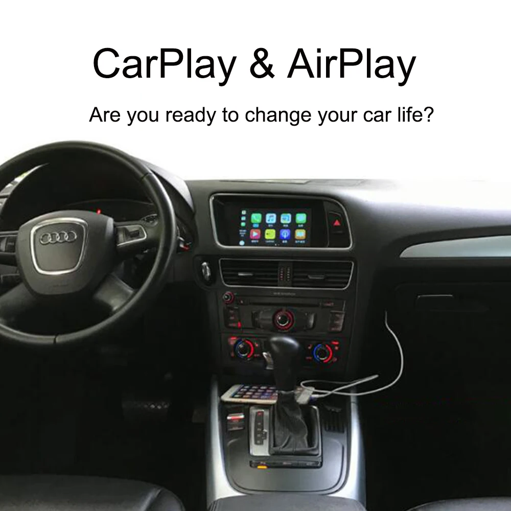 IOS Audi CarPlay автомобиль Apple Airplay CarPlay коробка для Audi A3 A4 A5 A6 A7 A8 B9 Q3 Q5 Q7 S4 S5 экран Upgration