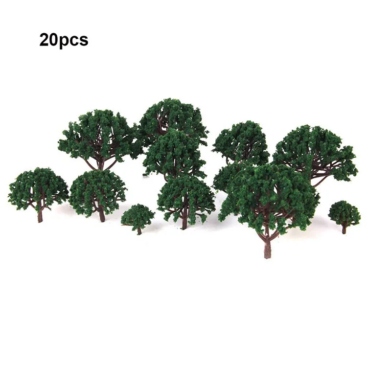 12 шт. макет тропического леса пластиковые пальмы диорама Декорации Модели искусственные Пальмовые Листья с высоким качеством - Цвет: F