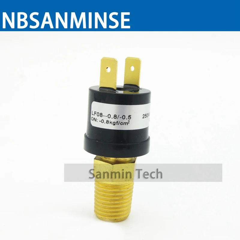 SMF08V 1/8 1/4 Small Vacuum Pressure Switch Designed Automatic Reset