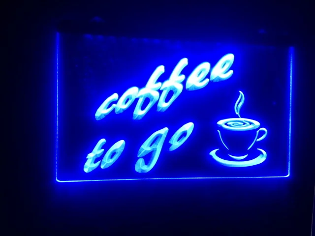 Светодиодный неоновый светильник в винтажном стиле для дома b70 coffee to go Bar NR