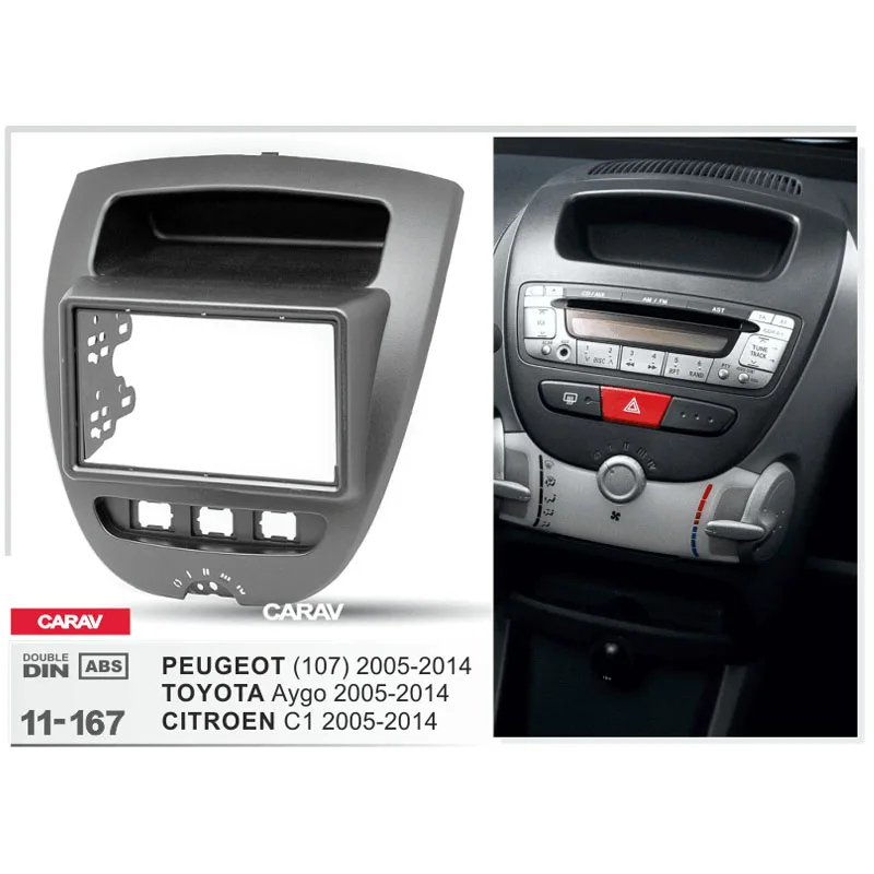 CARAV 11 167 высокое качество радиоприемник для TOYOTA Aygo / PEUGEOT (107)/CITROEN C1 стереоприемник