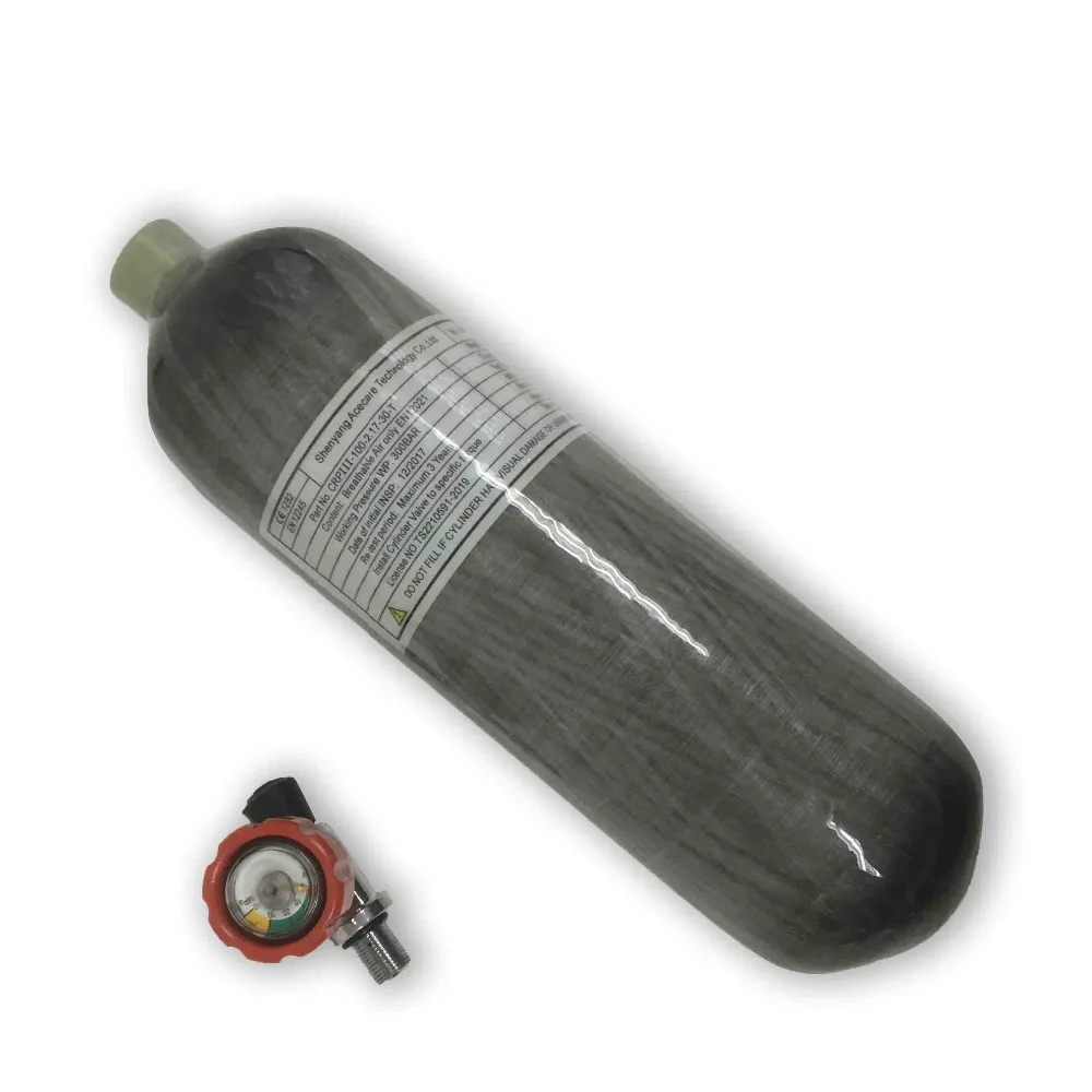 AC121711 цилиндр Дайвинг 2.17L углеродного волокна цилиндр для дыхательнай аппарат для плавания под водой винтовка для охоты для пейнтбола Танк Pcp Condor Прямая Acecare