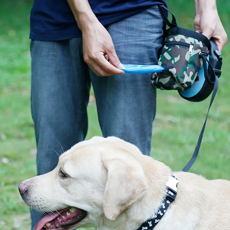 Clicker Dog Trainer Wildebeest Dog Treat Pouch, Dog Training