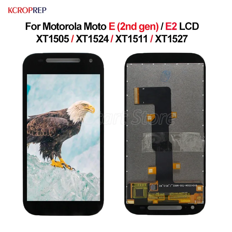 ЖК-дисплей для Motorola Moto E2 Сенсорный Экран 4 5 дюйма E (2-е Поколение) с черным