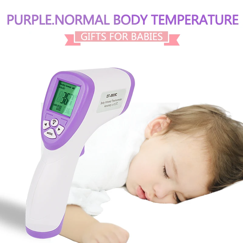 

8809 Muti-fuction Baby/Adult Digital Termomete Infrared Forehead Body Thermometer Gun Non-contact Temperature Measurement Device