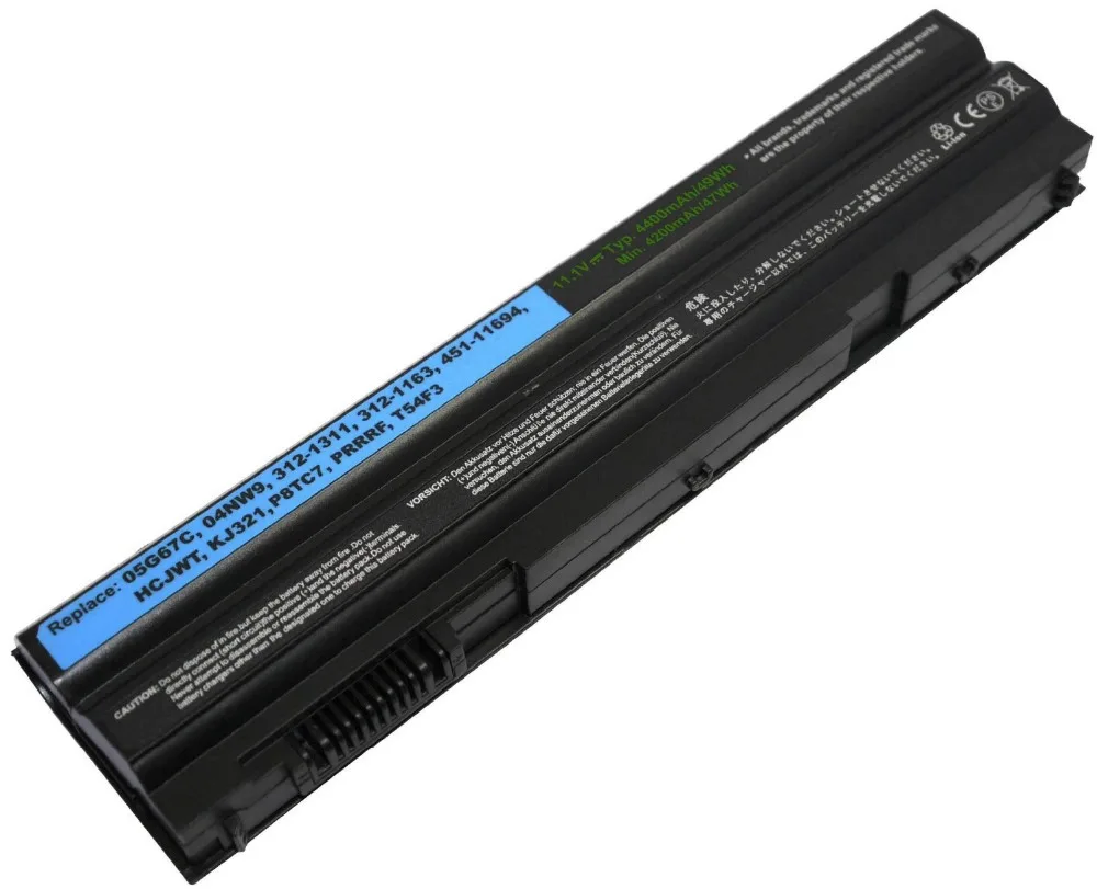 Аккумулятор для ноутбука Dell Latitude E6420 E6520 E6530 E5420 E5520 E5430 E5530 2P2MJ T54FJ 12-1325 312-1165 M5Y0X PRV1Y |