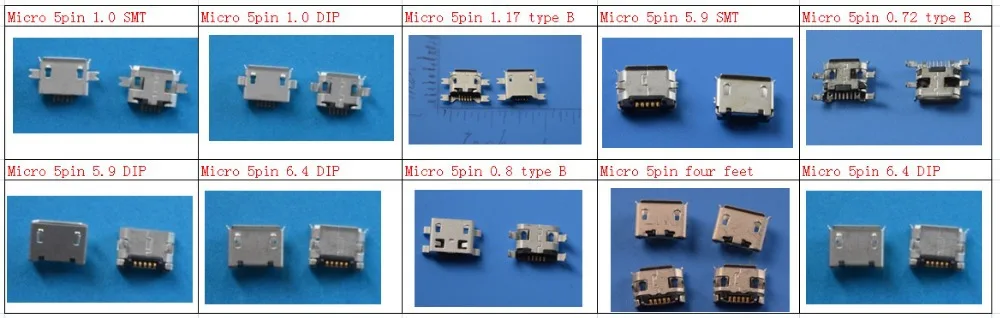 Бесплатная доставка 10 моделей 20 шт./лот) микро USB Разъемы подходят для цифровых