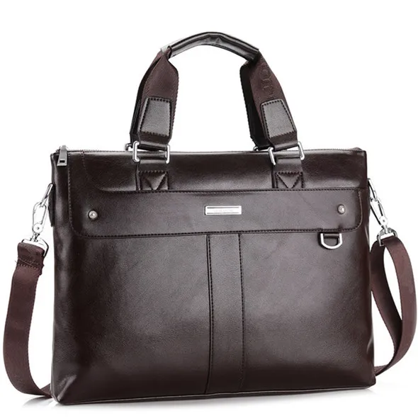 

2019 Men Casual Briefcase Business Shoulder Bag Leather Messenger bag Computer Laptop Handbag Bag Men's Travel bag