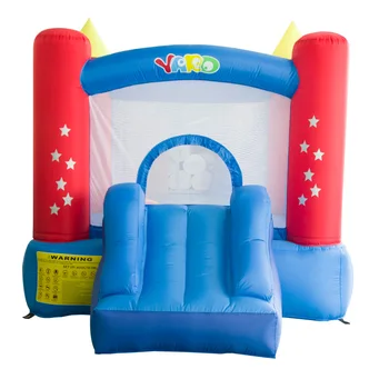 Inflatable Mini trampoline Home Use Kids Jumping Castle With Air Blower Children Outdoor Indoor Inflatable Games Bouncer House customized small jumping castle mini inflatable trampoline for kids game