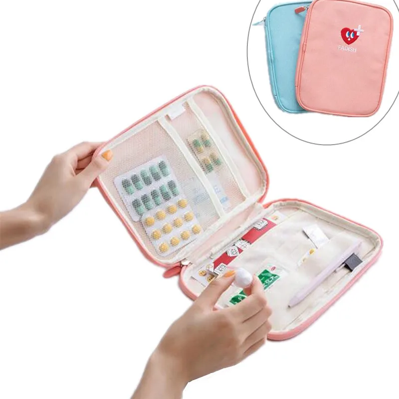 

Portable Travel Accessories Organizer First Aid Kit Rescue Bag Emergency Medical Pouch Waterproof Home Survival Treatment Pack