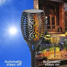 96 светодиодный солнечный светильник водонепроницаемый солнечной энергии светодиодный фонарь наружное ландшафтное украшение садовая лампа
