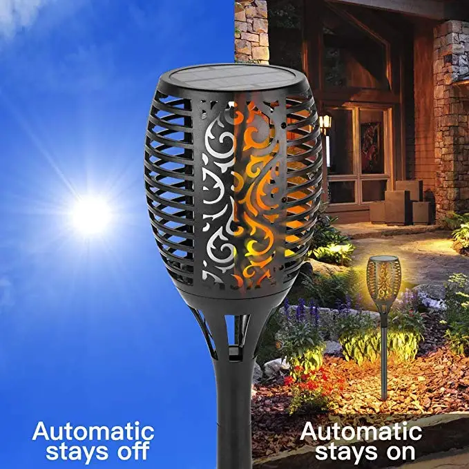 

96 LED Solar Torch Light Waterproof Solar Power LED Flame Light Outdoor Landscape Decoration Garden Lamp