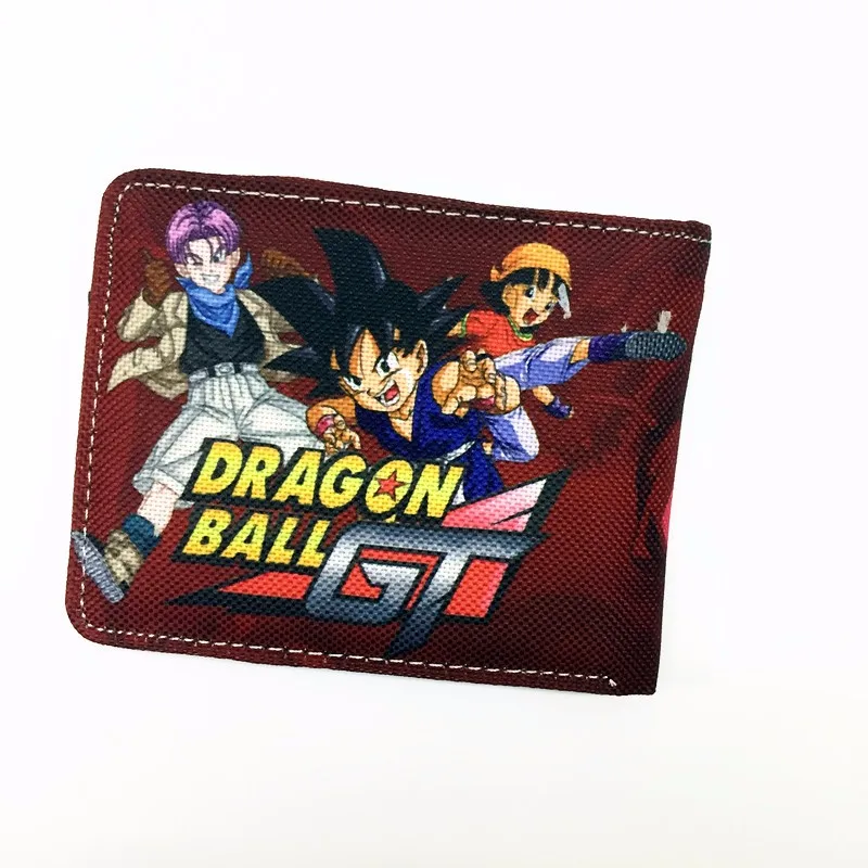 Классический Аниме Dragon Ball Z кошелек молодых мужчин и женщин Короткие Кошельки для студентов японский мультфильм комикс кошелек доллар