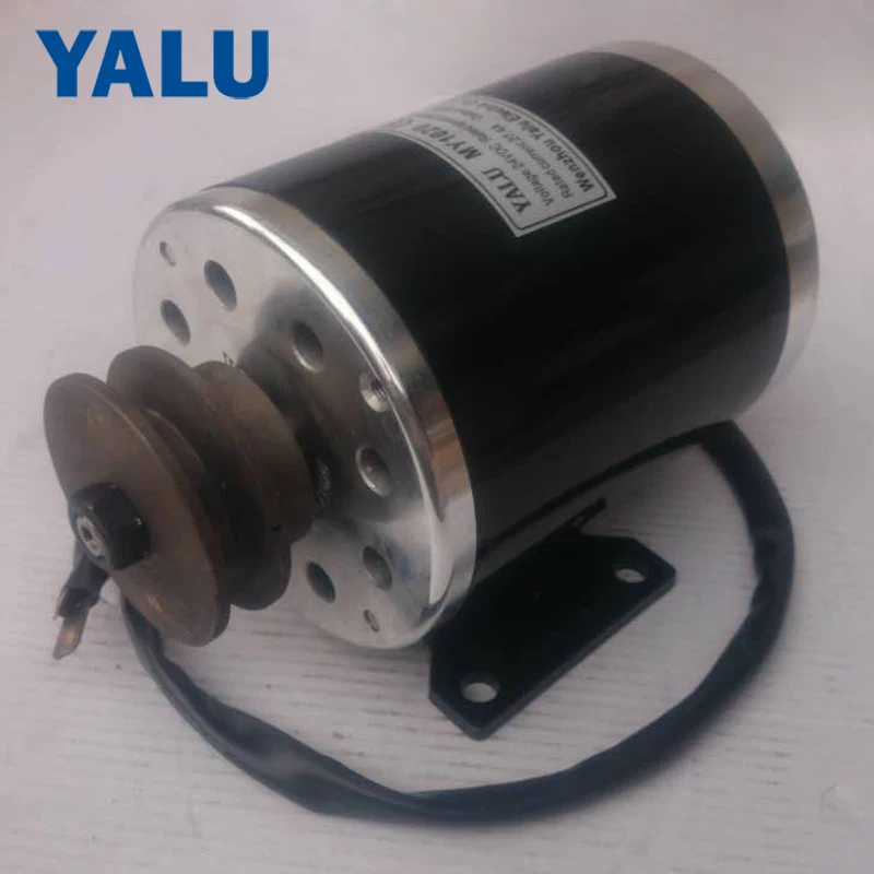 Small electric car motor MY1020 500W 24V pulley type Permanent DC Motorin DC Motor from
