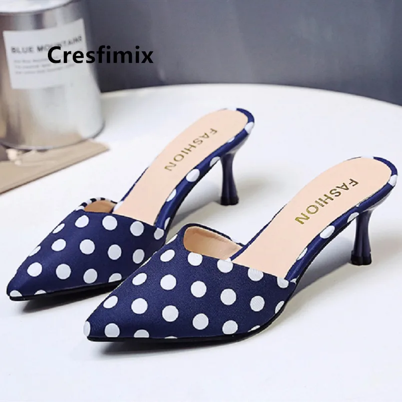 Cresfimix femmes hauts talons/женская белая удобная обувь на высоком каблуке Женская