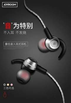 

Joyroom JR-E206 Earphone Fresh Edition Basic Version In Ear Earphone with Mic for Smartphone 3.5mm Headset
