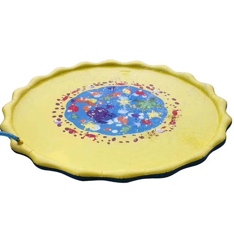 

170cm Summer Outdoor Splash Water Play Mat Sprinkler Spray Pad Inflatable Water Toys for Kids