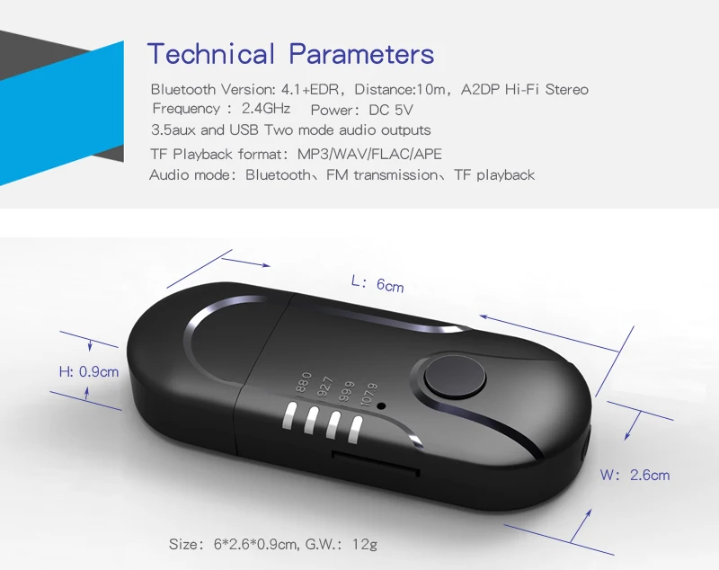 Автомобильный аудио FM передатчик Mini Usb 3,5 мм приемник Bluetooth bluetooth-стереонаушники адаптер Поддержка tf-карты Автоматическая игра для автомобиля комплект