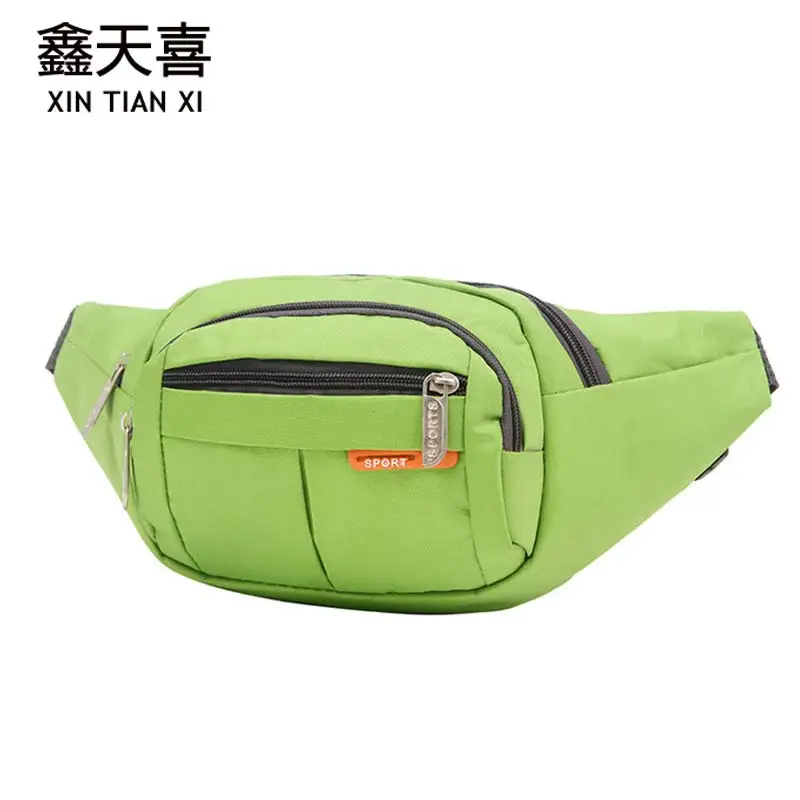 Unisex Waist Bag Waterproof Waist Packs Nylon Waist Bag for Women Men