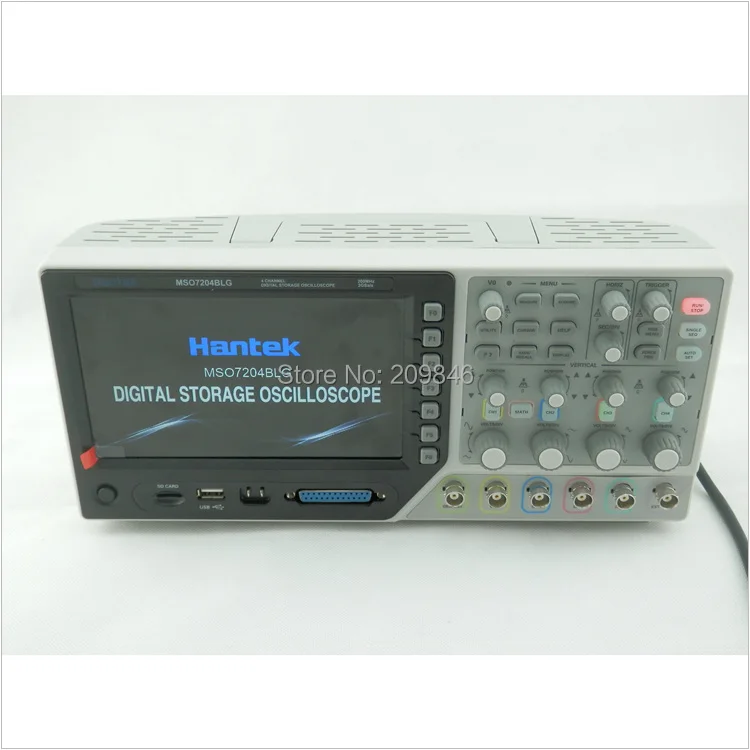 DHL Free shipping Hantek MSO7204BLG 4Ch Oscilloscope 8 Ch Logic