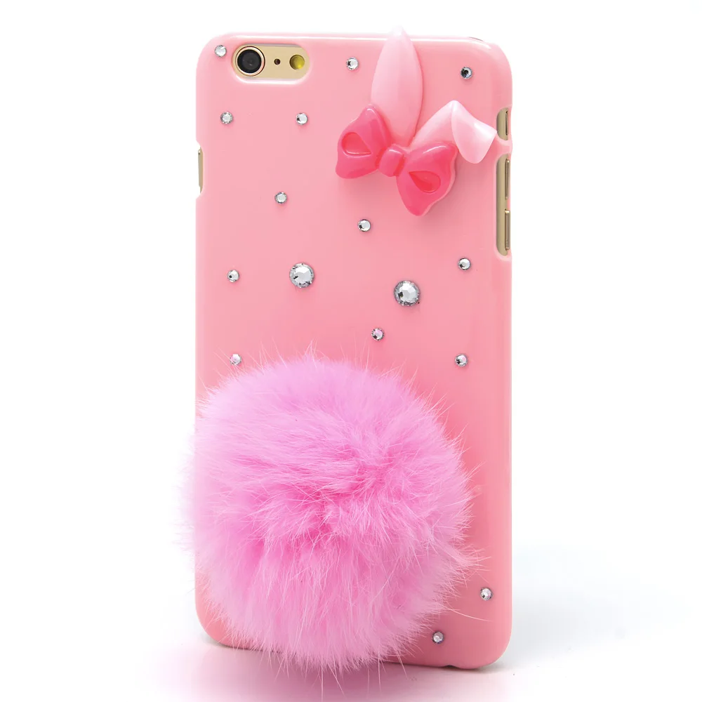 Fluffy Bunny Cute Soft Furry Fur font b Rabbit b font font b Ears b font