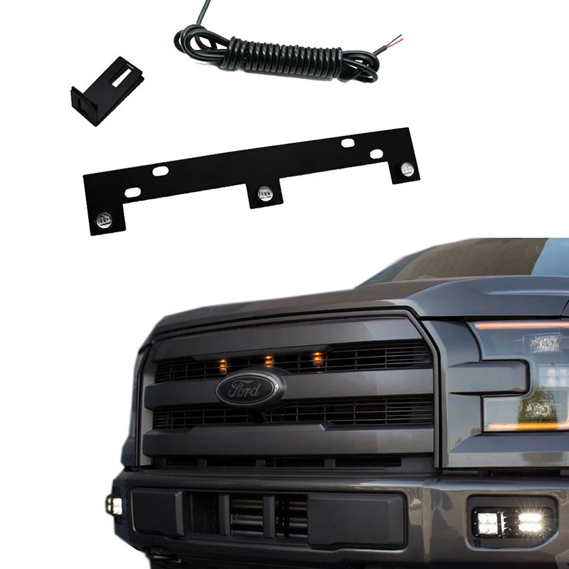 Для Ford Raptor 2009 2015 F150 Средний светодиодный свет белый декоративный Автомобильный 12v
