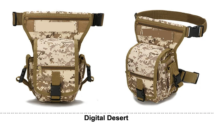 outdoor sports bag tactical airsoft hiking camouflage 1000D multi-function tactical belt leg bag for camping HT19-005 (21)