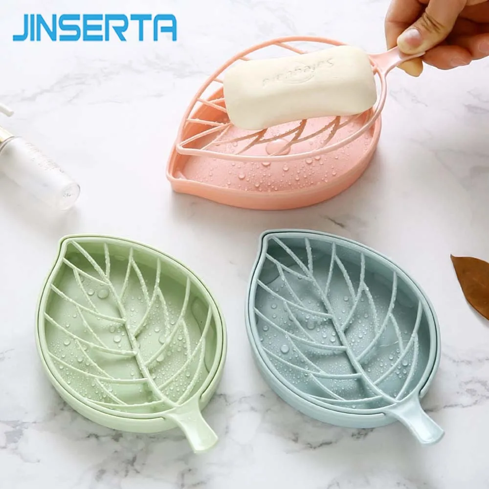 

JINSERTA New Bathroom Dish Plate Kitchen Countertops Storage Multifunctional Tray Plate Unique Candy Color Box for Home