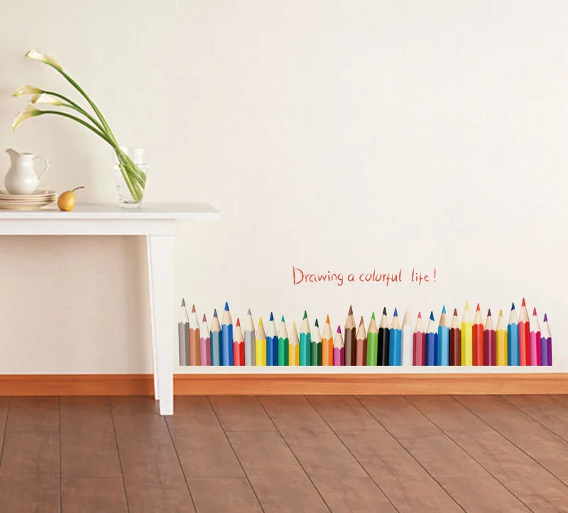 Kids Bedroom Background aliexpress : buy pencil waist skirting line diy wall stickers Kids Bedroom Background aliexpress : buy pencil waist skirting line diy wall stickers