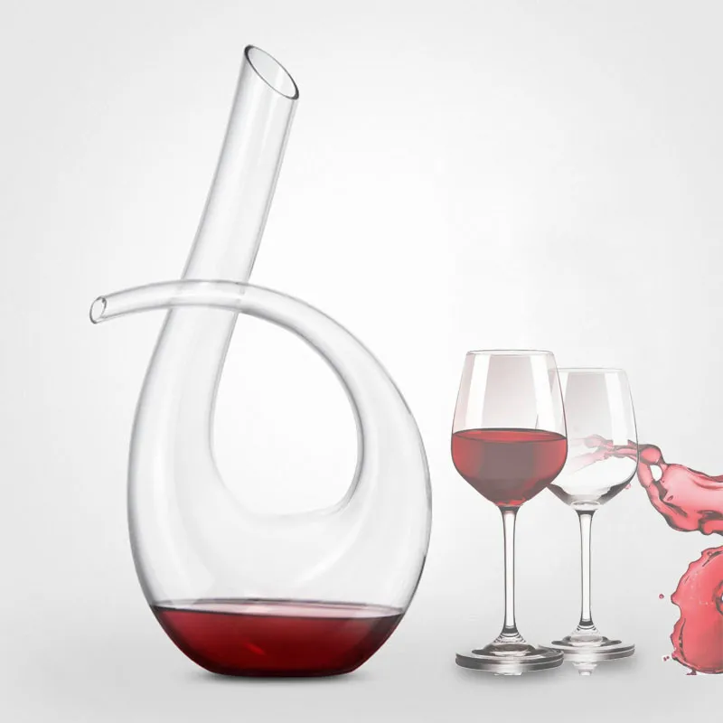 6 форма графин Красного вина бренди шампанского хрустальные очки бутылка-декантер Pourer для семейного бара подарок на день рождения