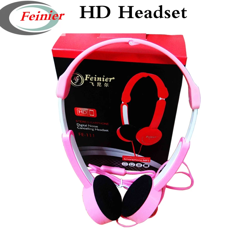 Original Feinier Headset 3.5mm headphone,kids colorful headband