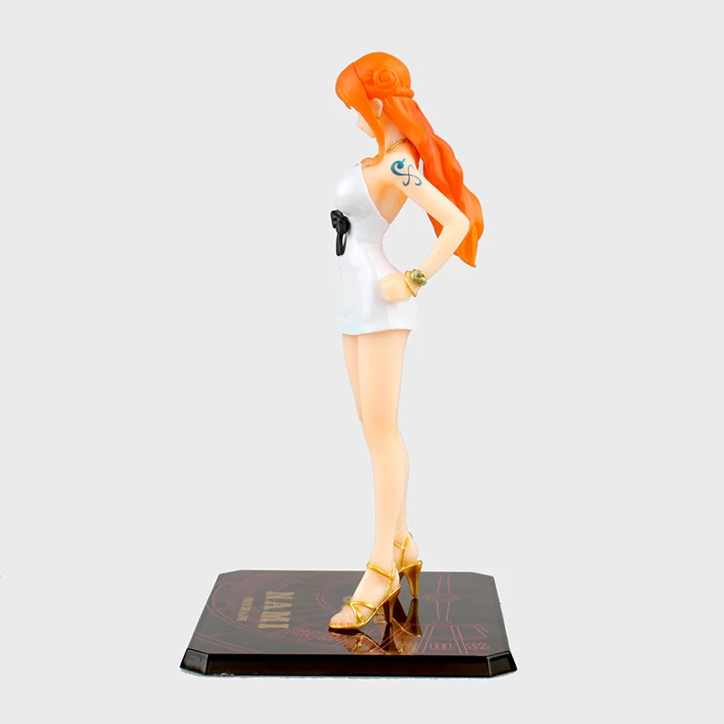 2017 New Anime One Piece Gold Nami Action Figure Model Toys Sexy Girl Figuras Dolls Brinquedos Gift 16cm  (5)