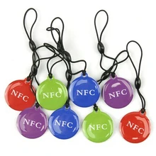 13,56 МГц Rfid Кристалл эпоксидная смарт-карта бирки для доступа Управление Android смартфон