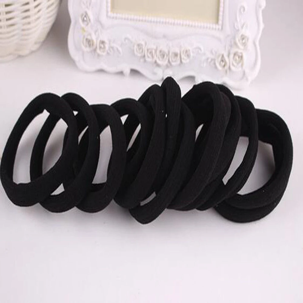 10pcs High Elasticity Hair Bands Girls Elastic Hair Ties Bands Rope