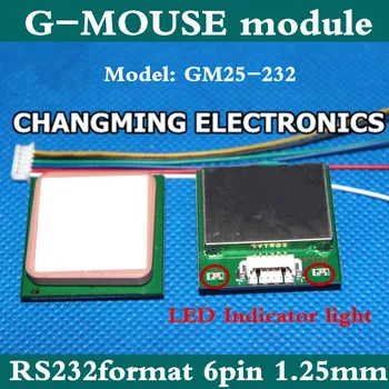 

GM25-232 GLED brand GPS antenna module one RS232 GMOUSE 25*25*4mm ceramic high strength GM30-TT(working 100% Free Shipping)5PCS
