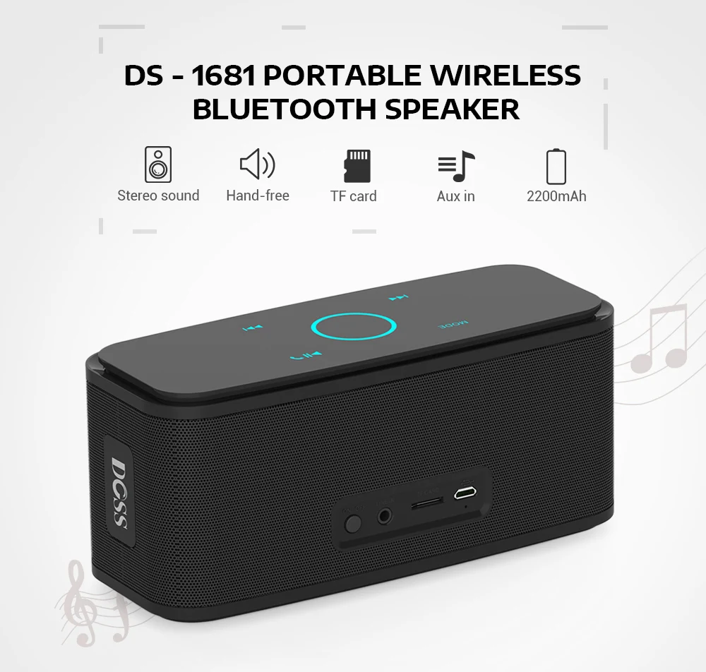 doss touch wireless speaker