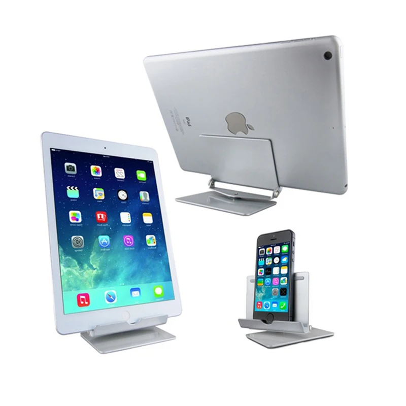 aluminum alloy 360 degree rotate tablet stand for tablets desktop holder for all brands of phone