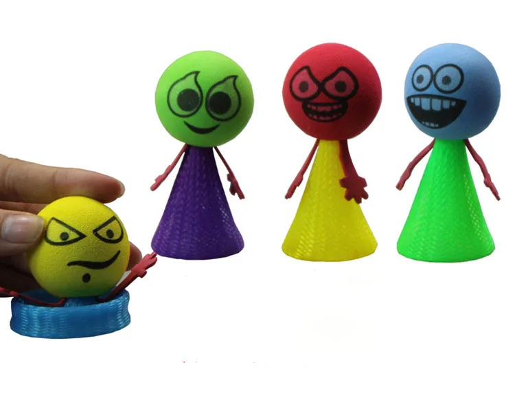 Funny Kids baby Jump Bounce Elf Colorful Fly Man Children Creative Toy