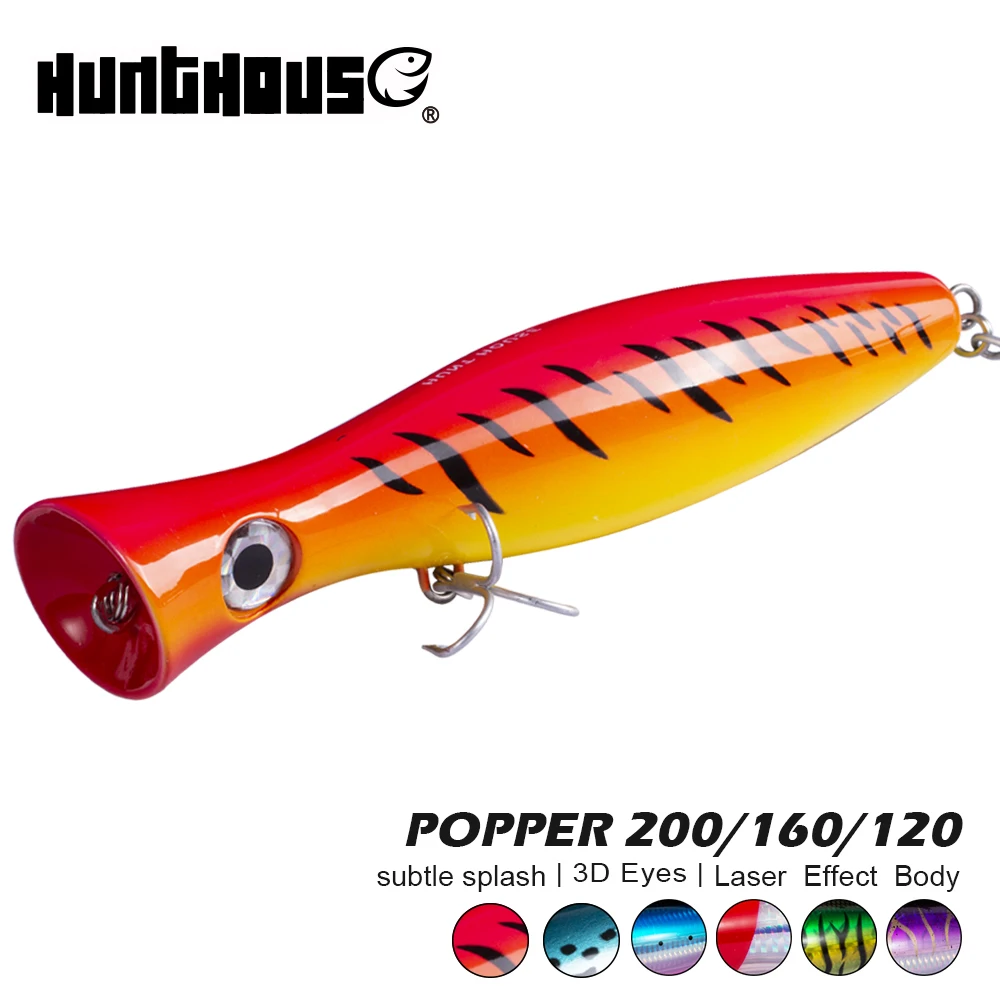 Hunthouse gt بوبر الصيد إغراء كبير بوبر إغراء بصوت عال الصوت 200/160/120 مللي متر ل الصيد باس سمك شره التونة بوبر مع mustad هوك Hunthouse gt بوبر الصيد إغراء كبير بوبر إغراء بصوت عال الصوت 200/160/120 مللي متر ل الصيد باس سمك شره التونة بوبر مع mustad هوك