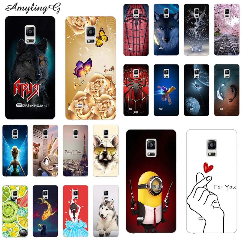 

Phone Cases For Samsung Galaxy Note Edge N9150 N915 SM-N915f 5.6" Case Back Cover HD Print Silicone Fundas Para Case