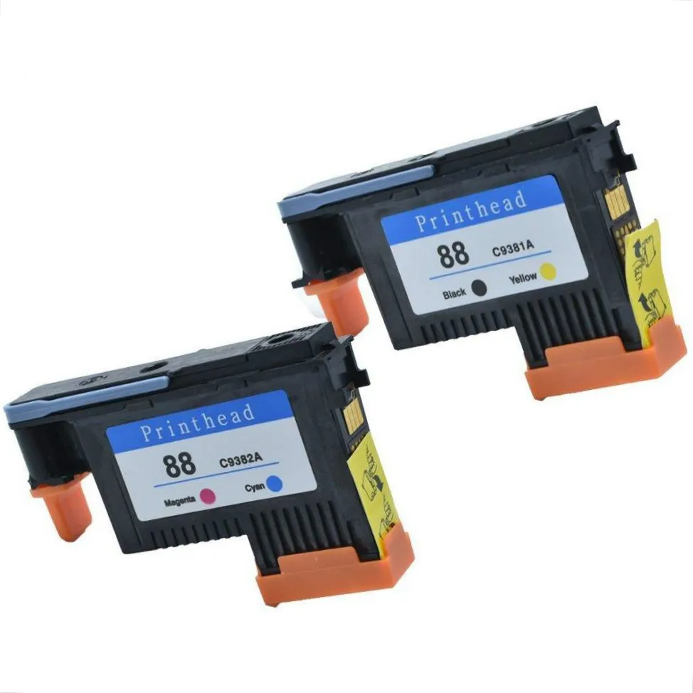 

2 Pcs Printhead Replacement for HP88 C9381A C9382A for Officejet Pro K5400 K5400dtn K5400tn L7480 L7550 L7590 L7650 L7750 L7780