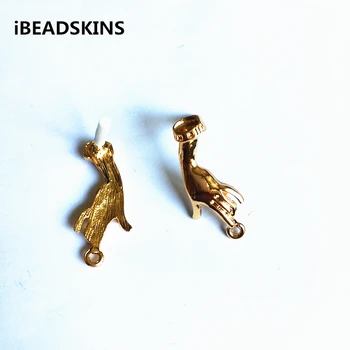 

New arrival! 30x13mm 100pcs/lot zinc alloy gold color Geometric shape ear stud/Earring accessories for Earrings DIY( as shown)